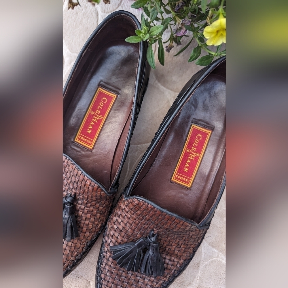 Cole Haan Brown and Black Loafers - Picture 11 of 12